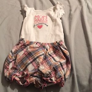 Toddler girl short outfit
